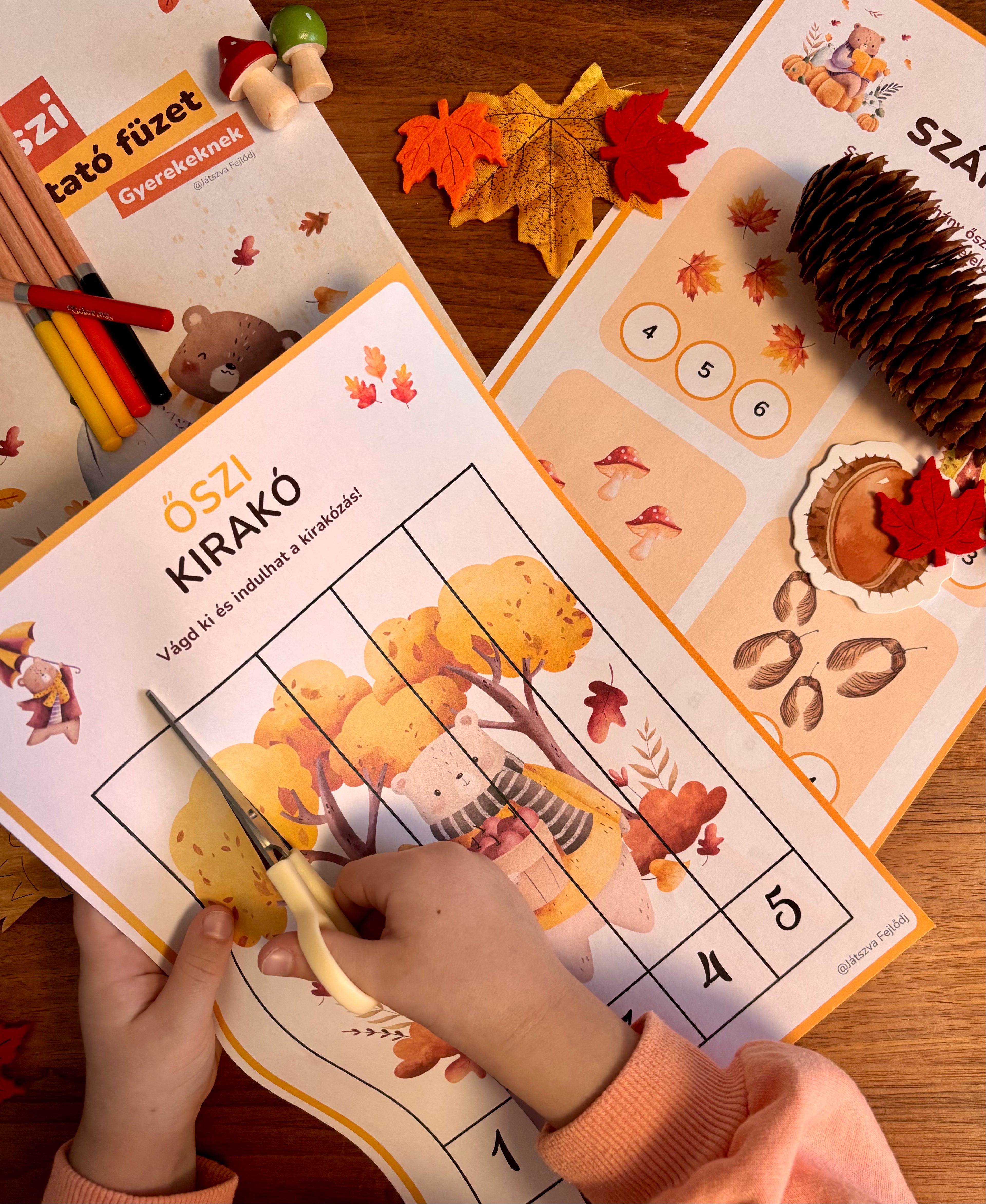 Őszi foglalkoztató füzet