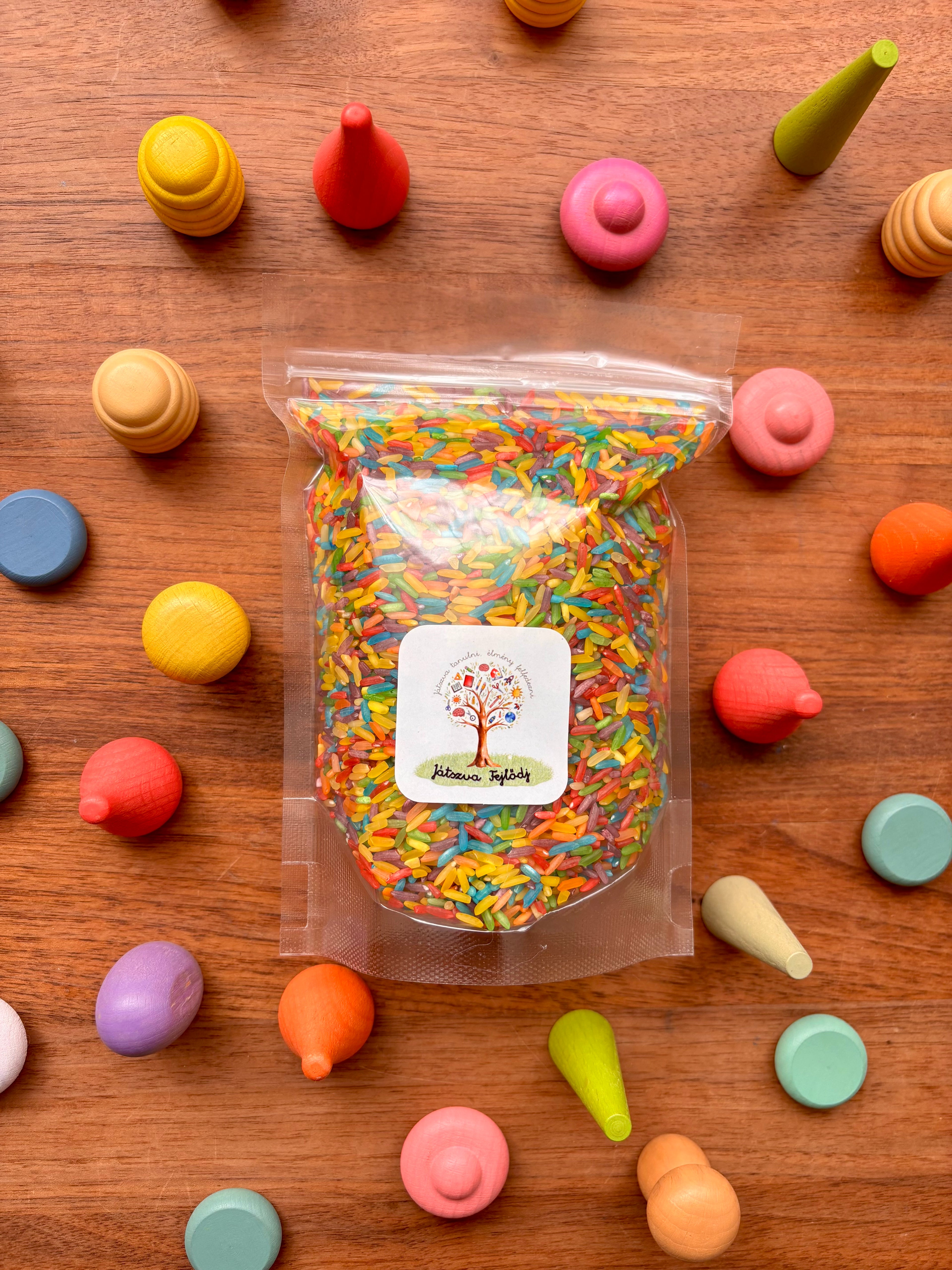 Színes illatos szenzoros játék alap (300 g)